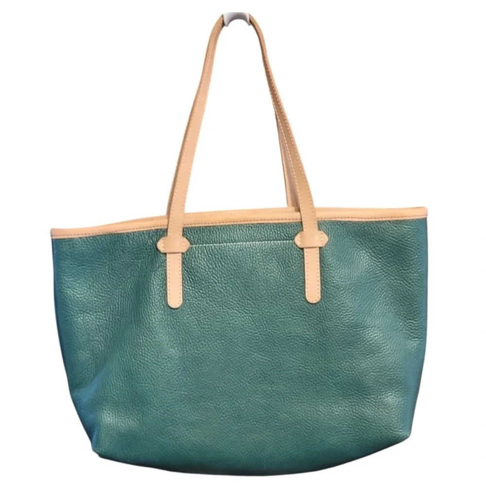CONSUELA Wilder Breezy East West Tote Green Leather Fringe Retired RARE HTF NWOT - Picture 5 of 13
